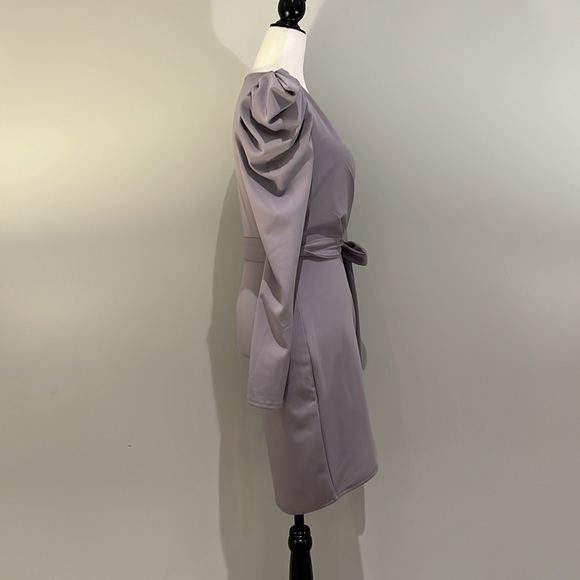 A3 Design Lilac Long Sleeved Dress - Picture 10 of 12